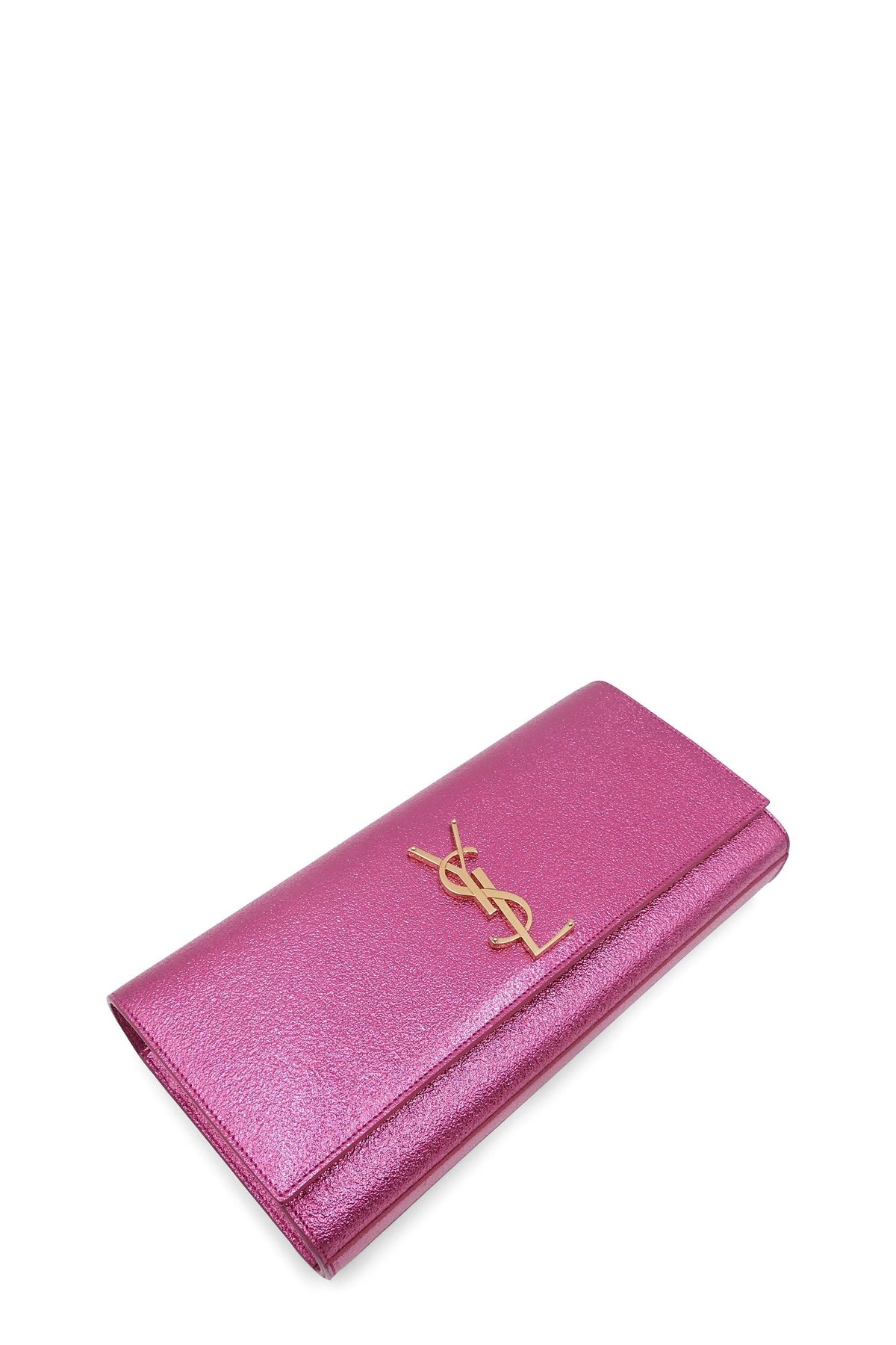 Monogram Cassandre Clutch Metallic Pink
