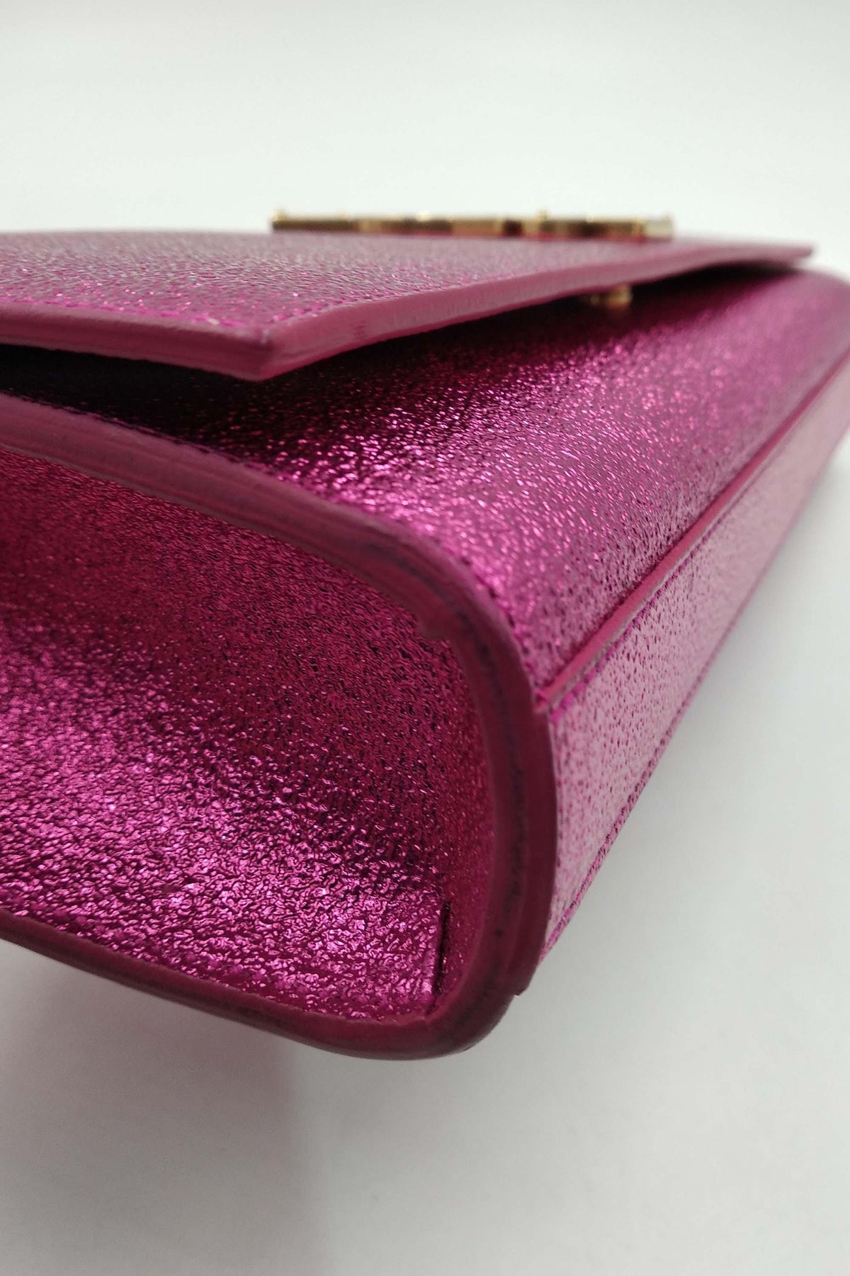 Monogram Cassandre Clutch Metallic Pink