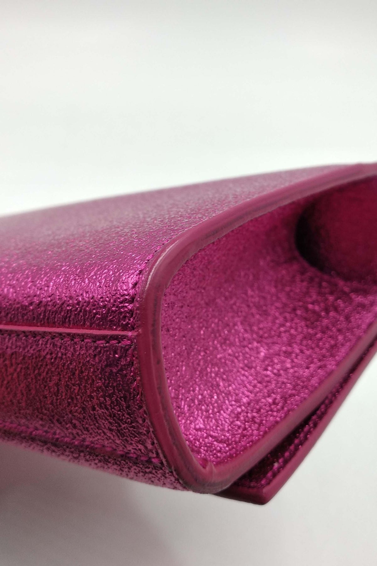Monogram Cassandre Clutch Metallic Pink