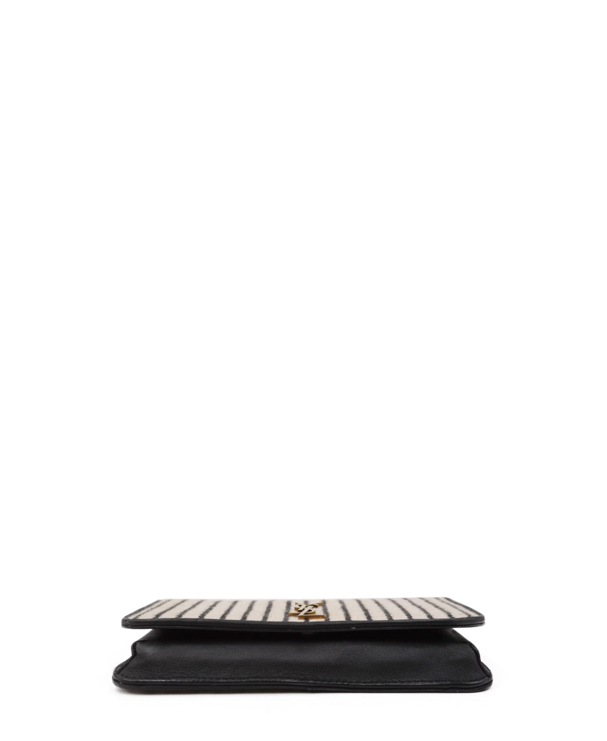 Monogram Cassandre Phone Holder Crossbody Black, Cream