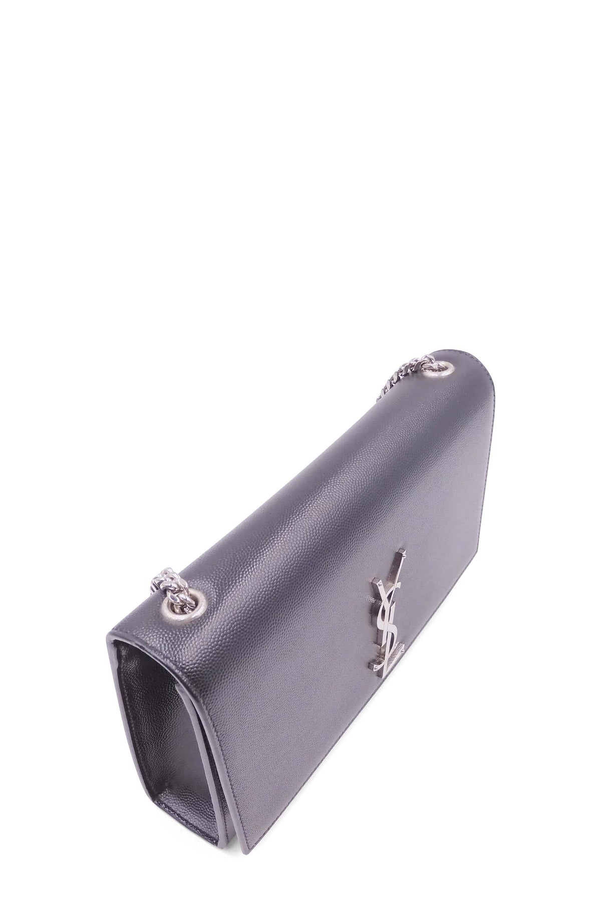 Monogram Medium Kate Black with Silver Hardware Black