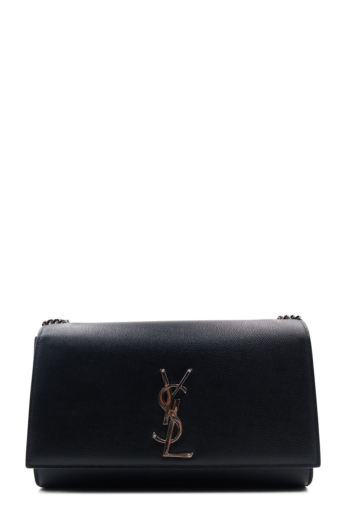 Monogram Medium Kate Black with Silver Hardware Black