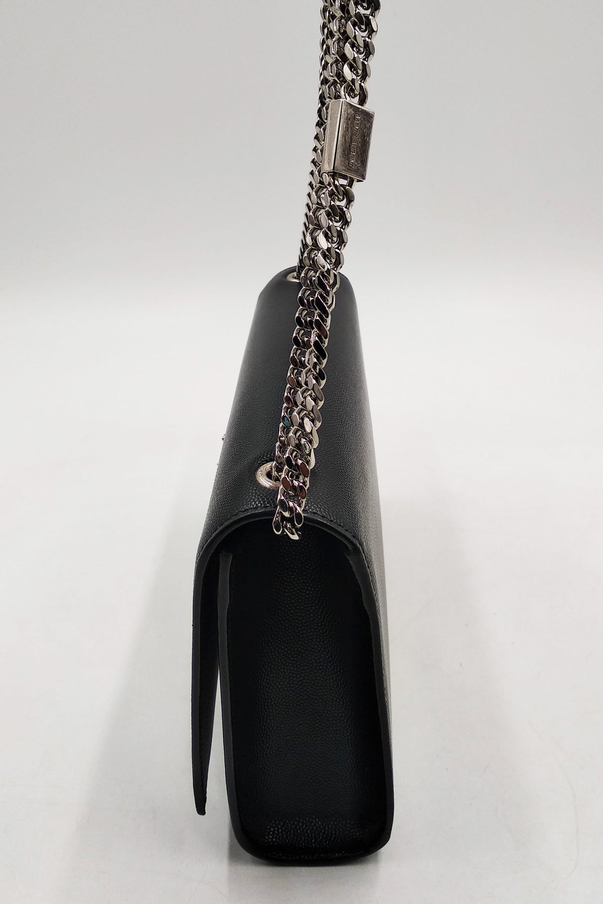 Monogram Medium Kate Black with Silver Hardware Black