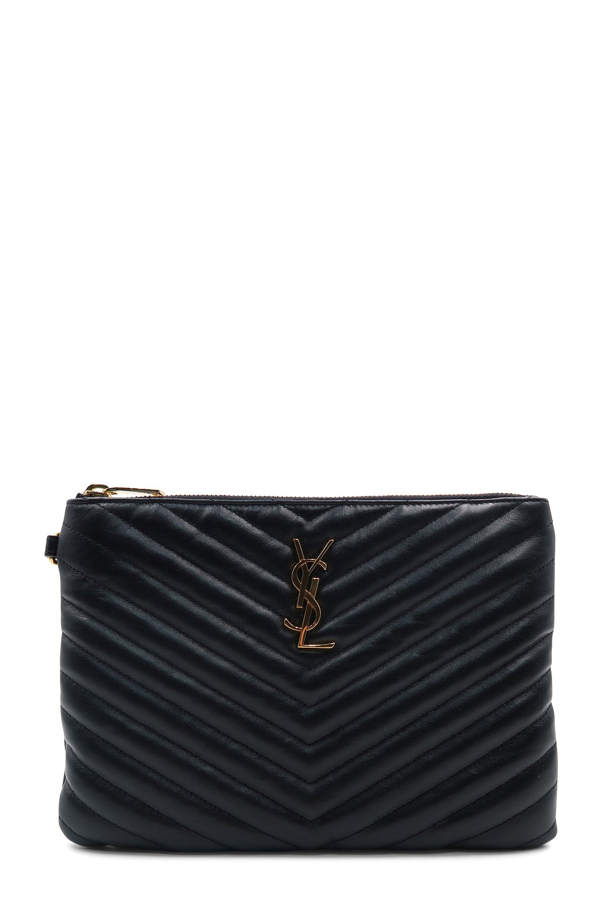 New Jolie Monogram Clutch Bag Nero