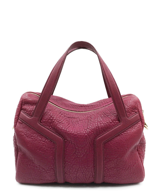 Pebbled Easy Shoulder Bag Pink