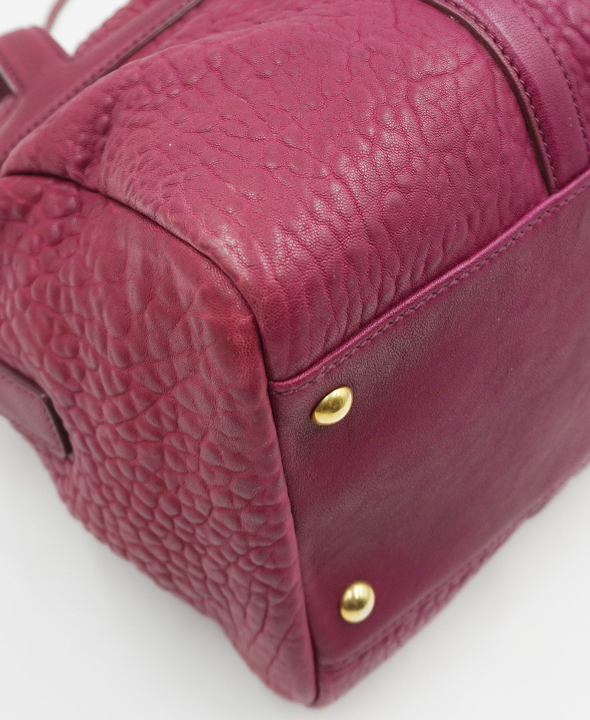 Pebbled Easy Shoulder Bag Pink