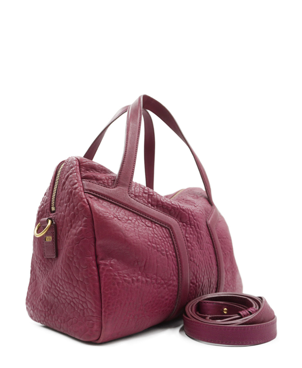 Pebbled Easy Shoulder Bag Pink