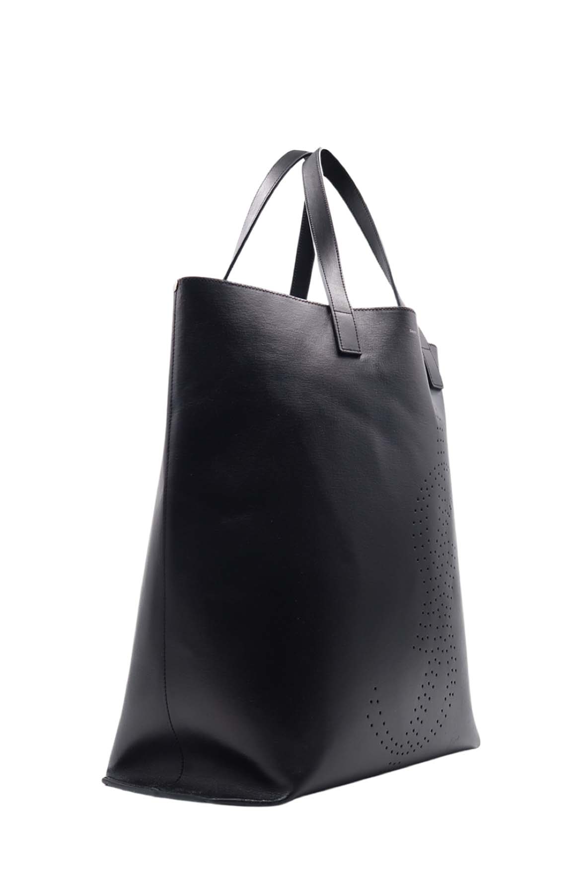 Perforated YSL Tote Black