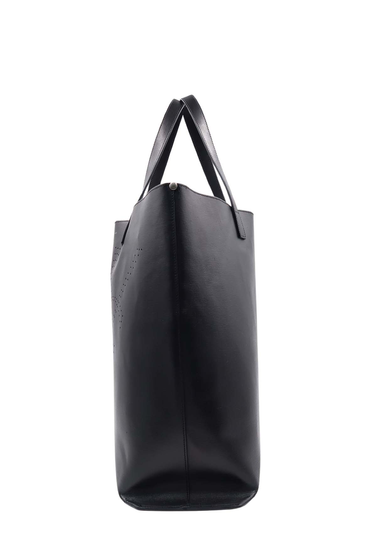 Perforated YSL Tote Black