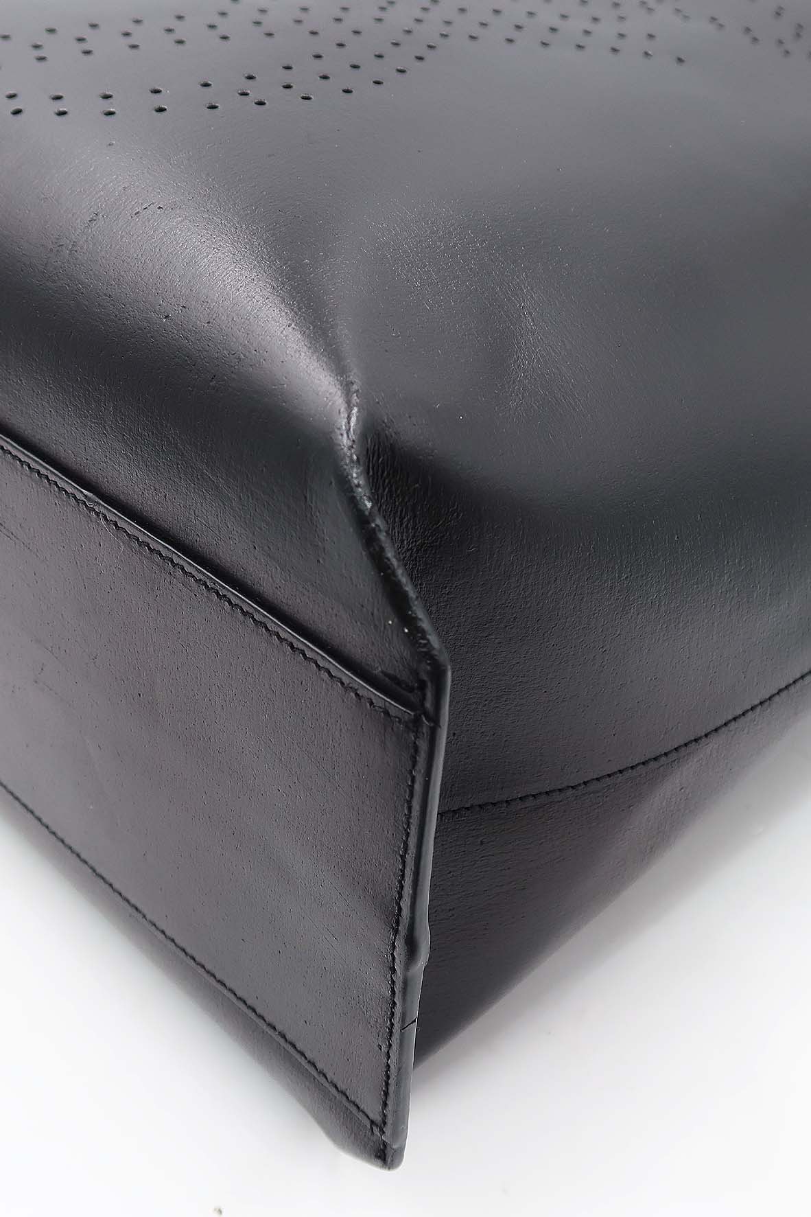 Perforated YSL Tote Black