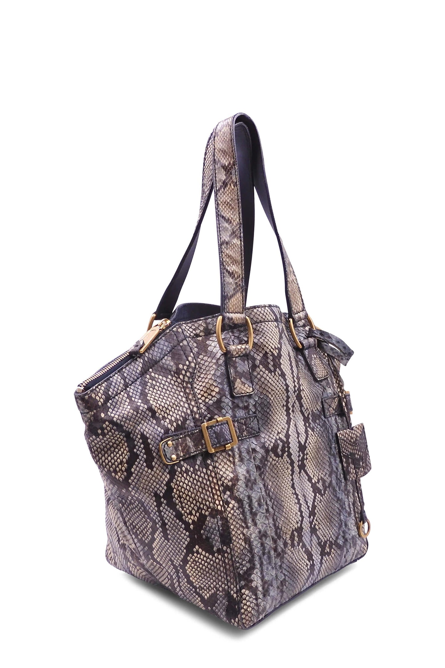 Python Downtown Tote Grey Blue