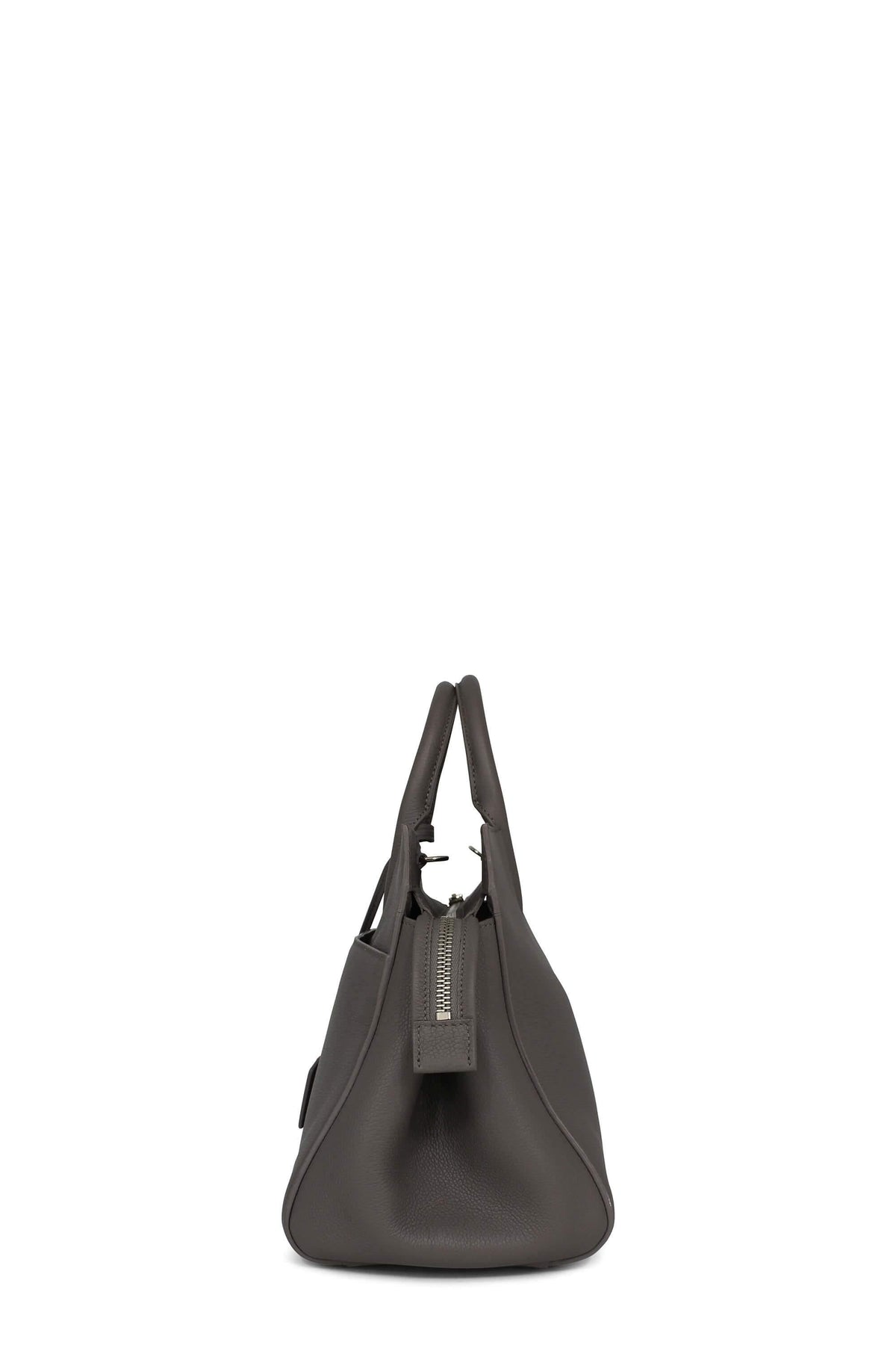 Small Cabas Rive Gauche with Front Pocket Grey