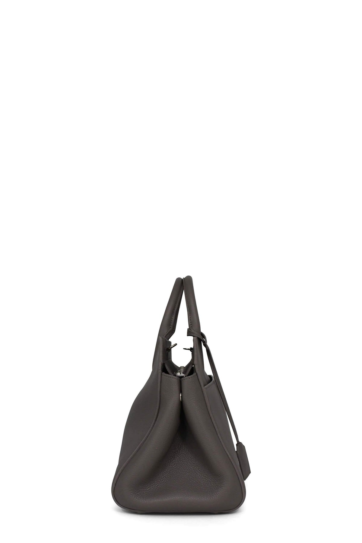 Small Cabas Rive Gauche with Front Pocket Grey