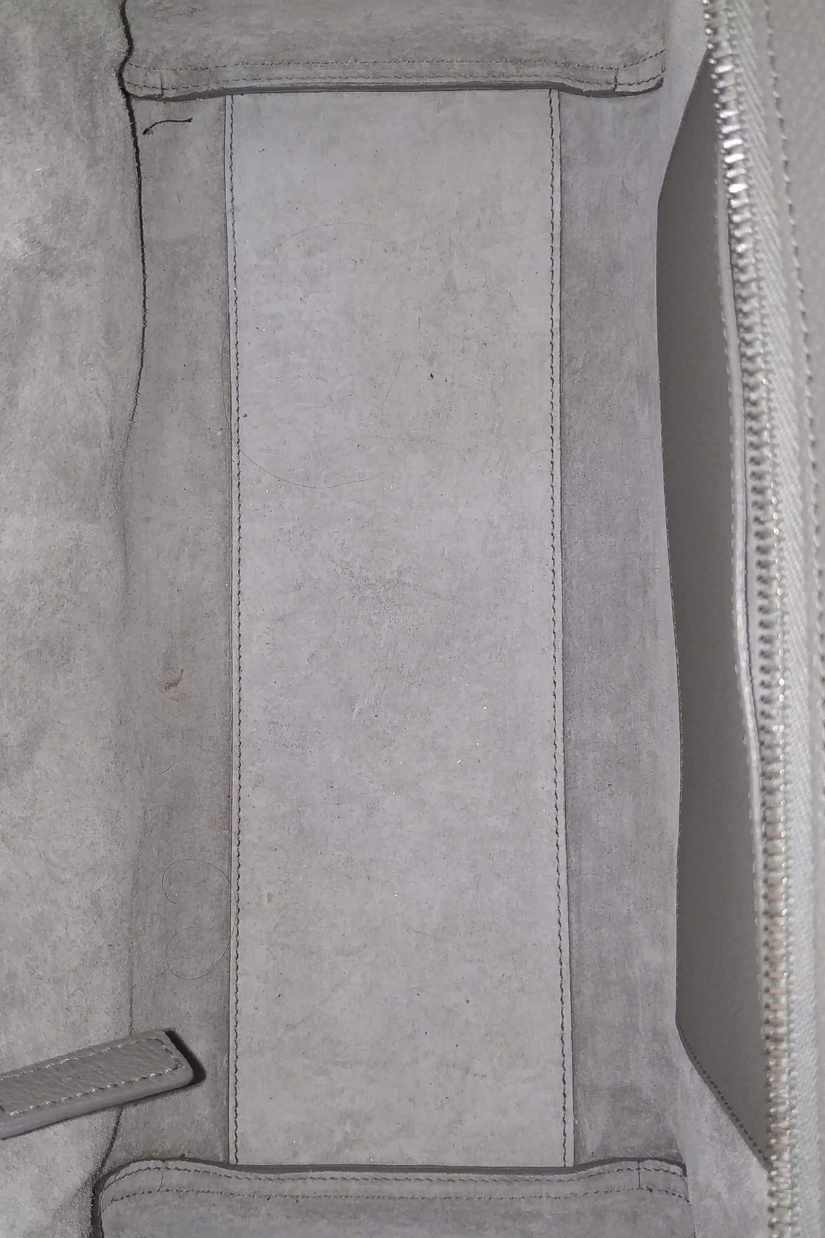 Small Cabas Rive Gauche with Front Pocket Grey