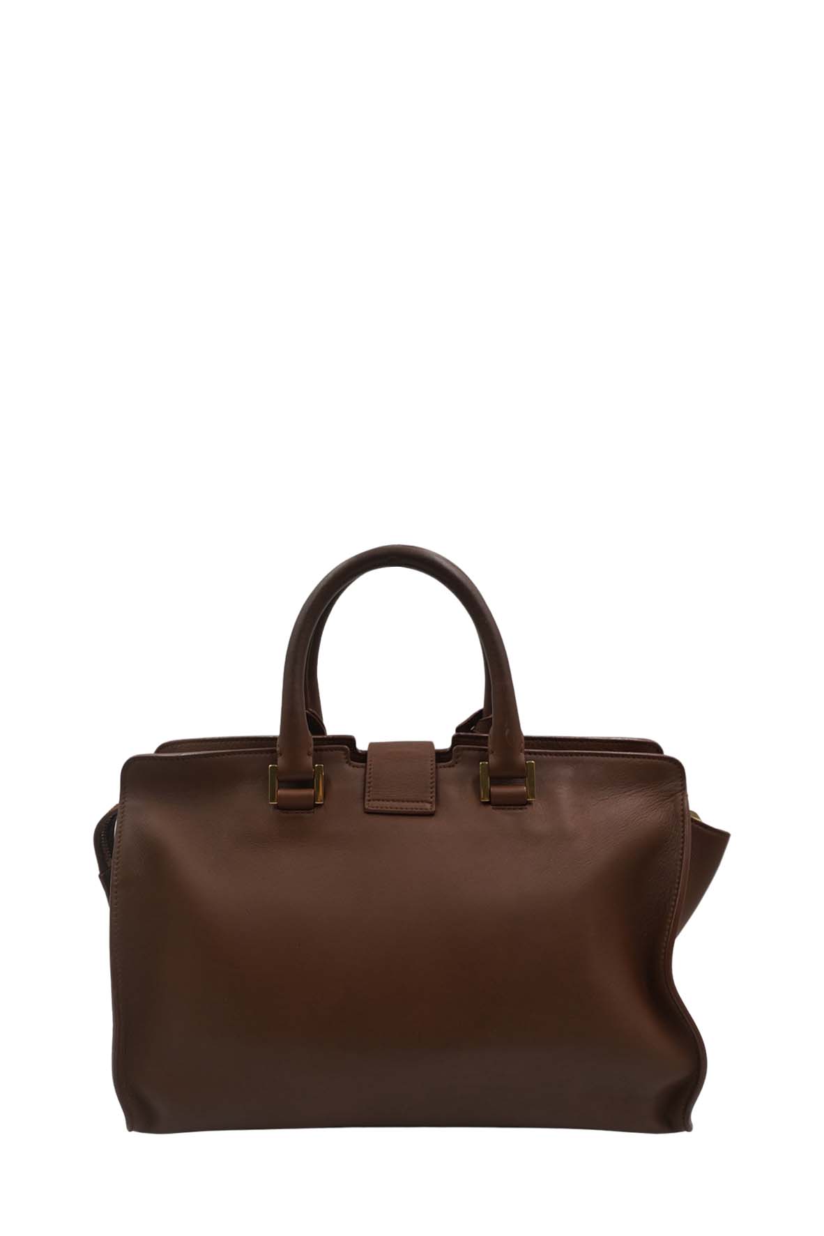 Small Cabas Y-Ligne Leather Brown
