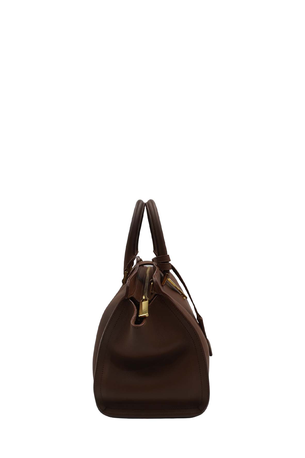 Small Cabas Y-Ligne Leather Brown