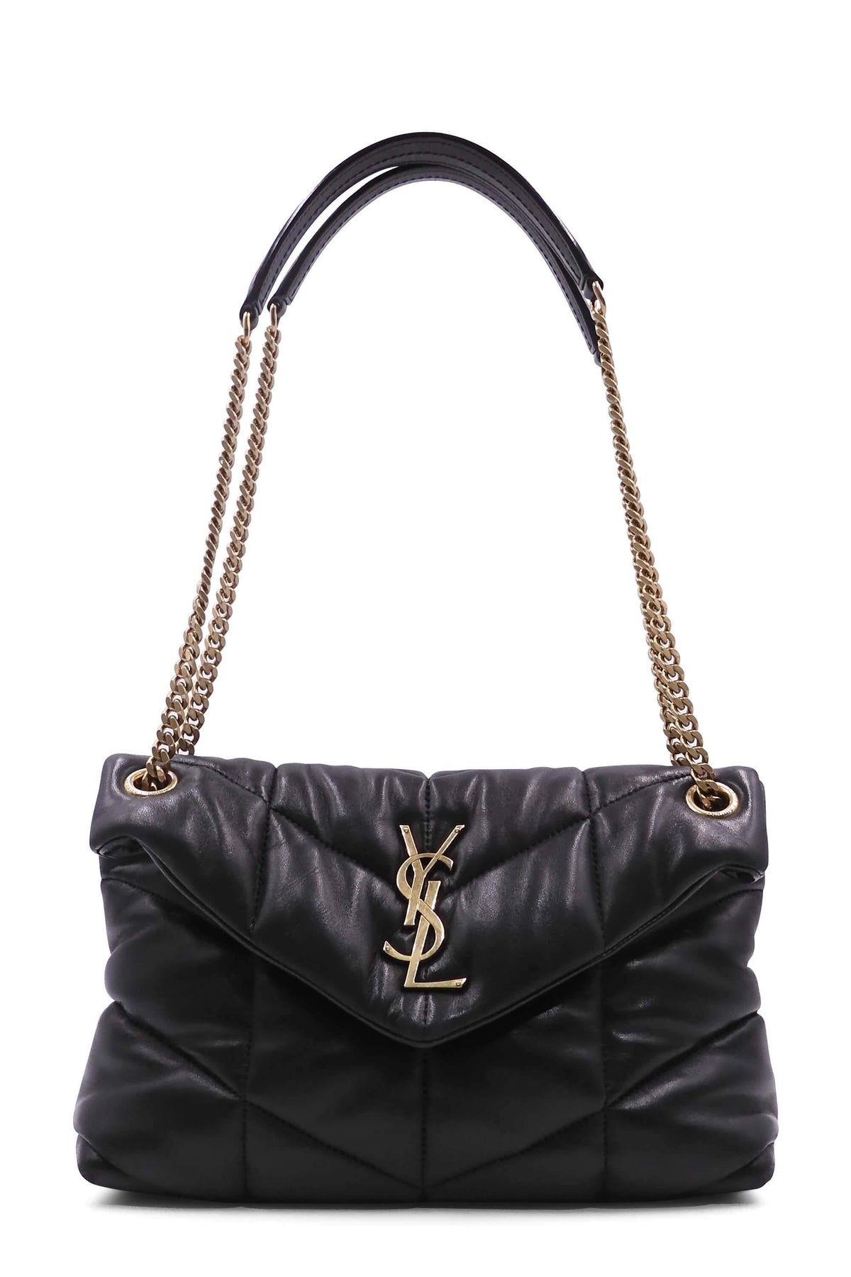 Small Loulou Puffer Bag Black