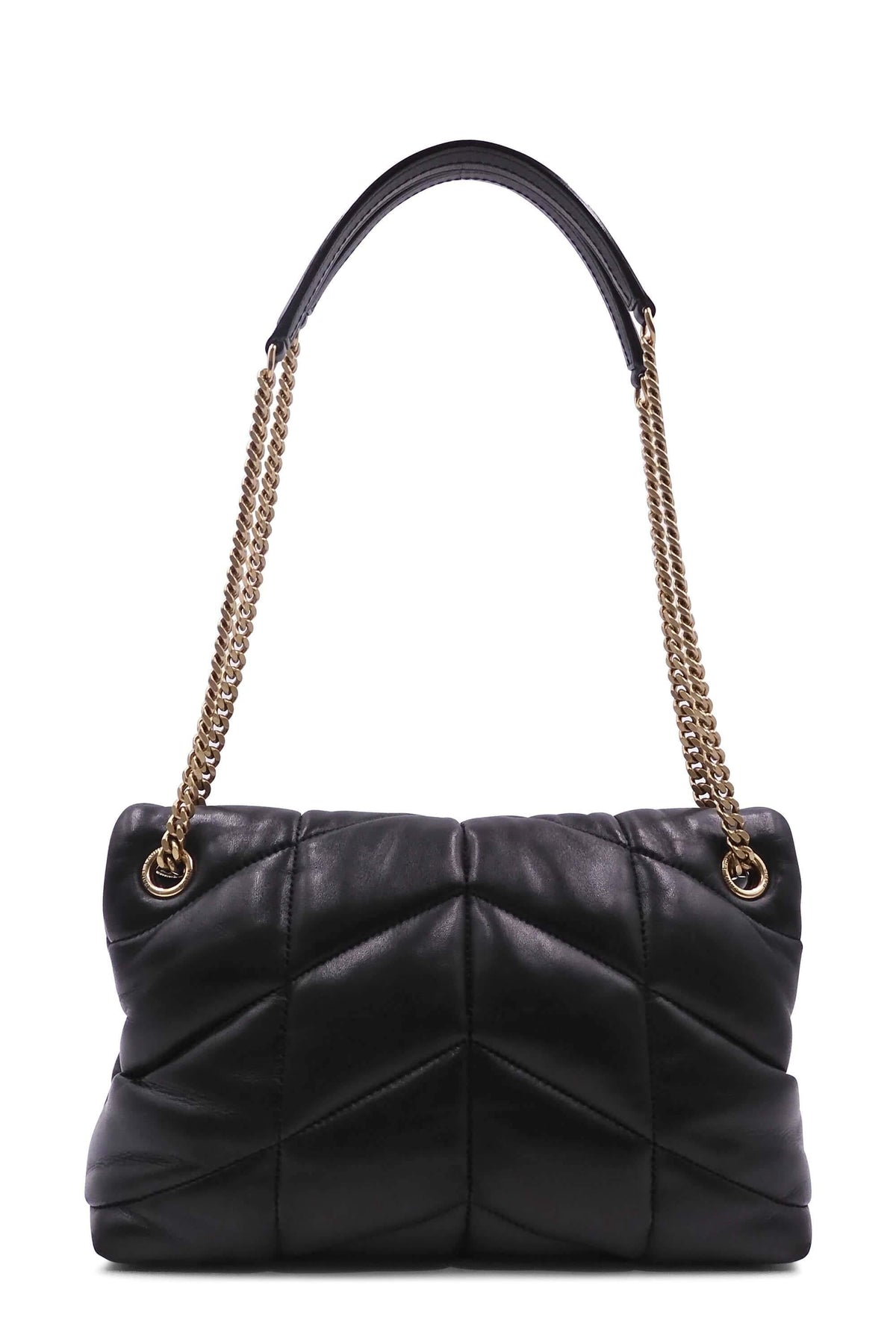 Small Loulou Puffer Bag Black