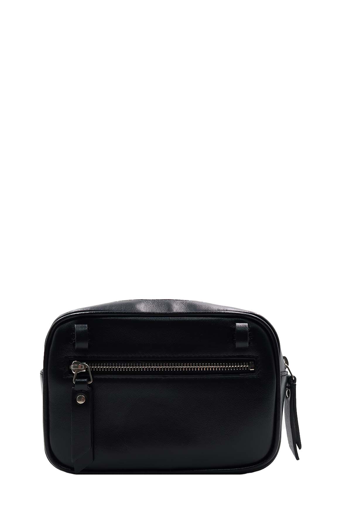 Studded Chevron Quilted Lou Belt Bag Black