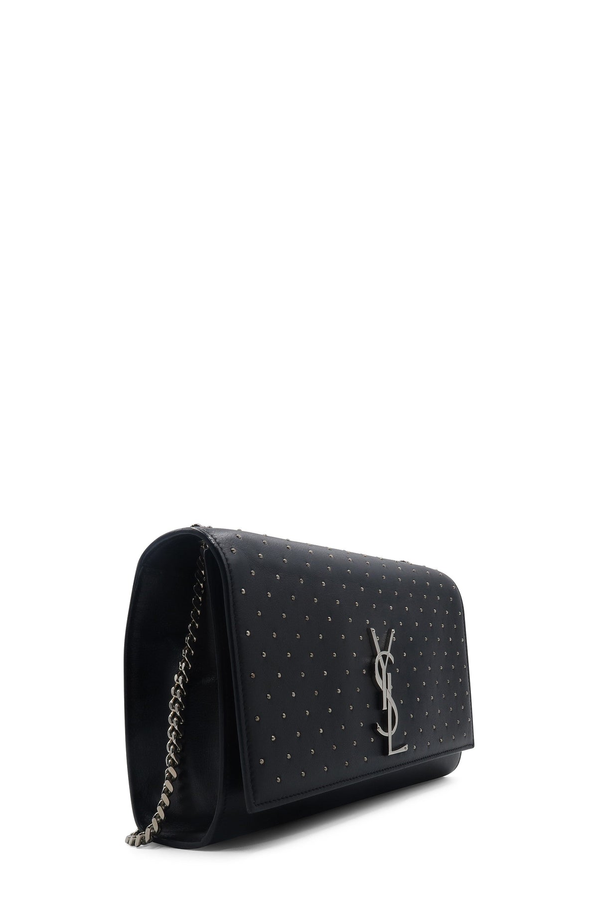 Studded Monogram Medium Kate Black