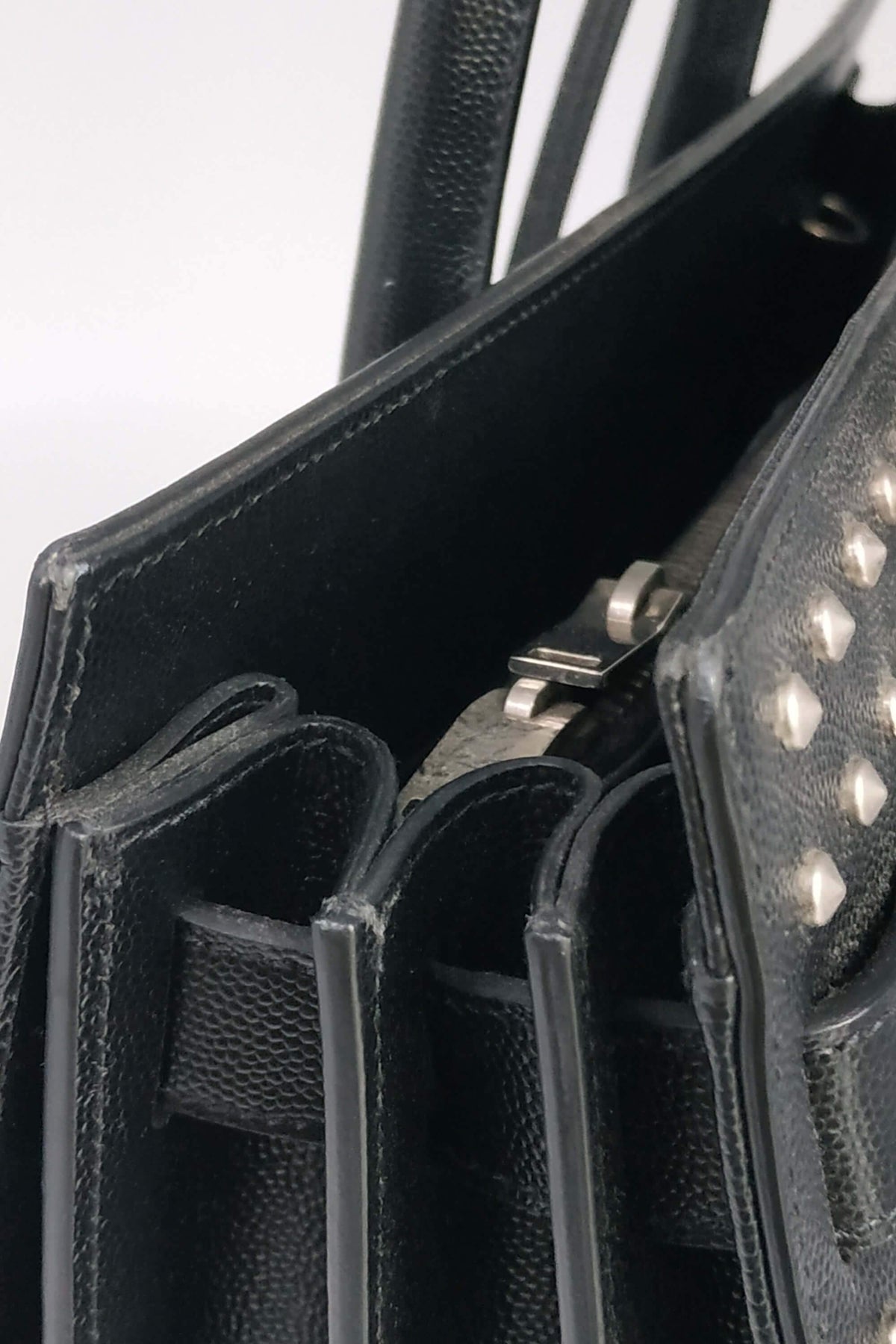 Studded Small Sac De Jour Black