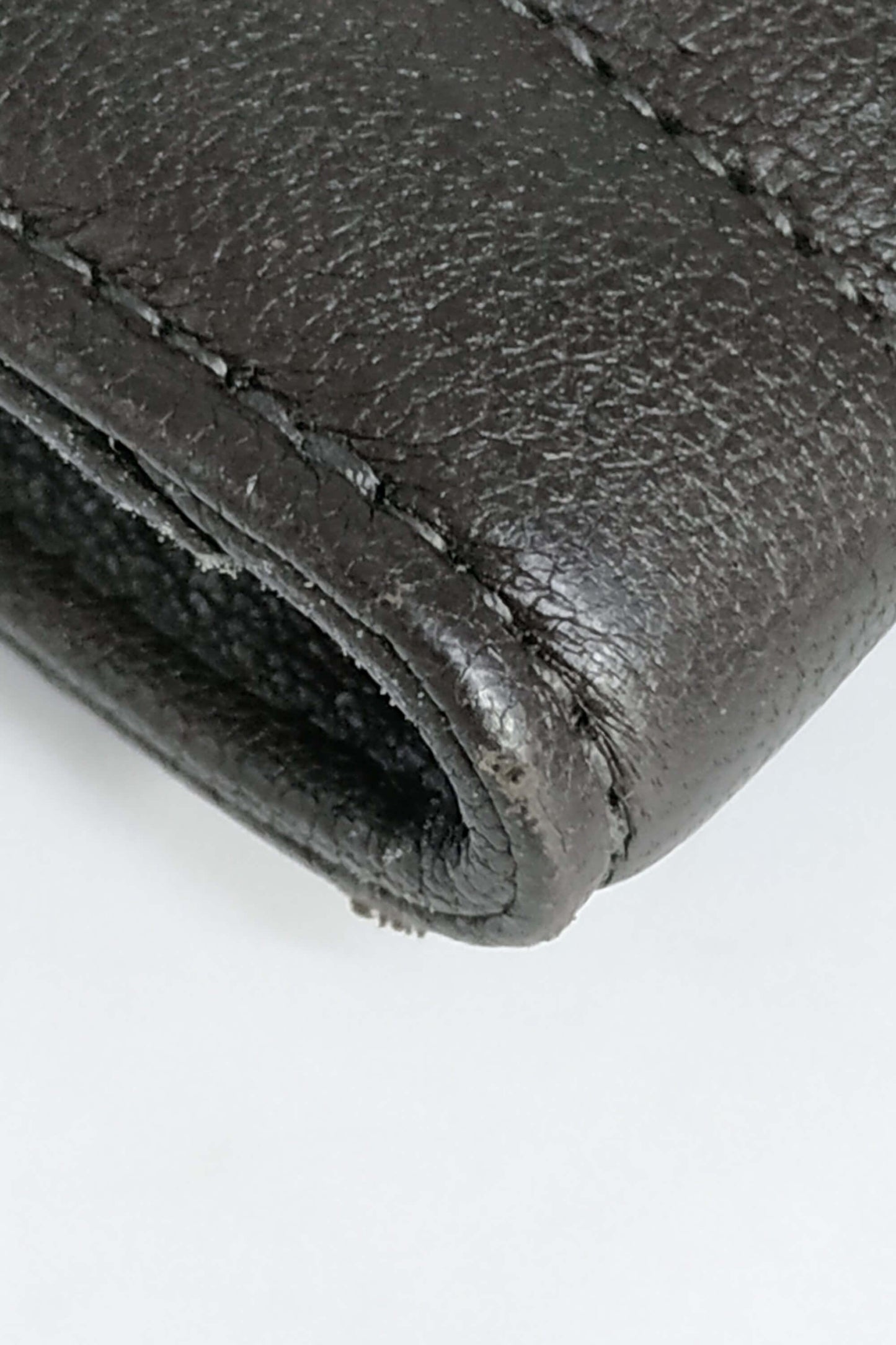YSL Compact Wallet Dark Brown