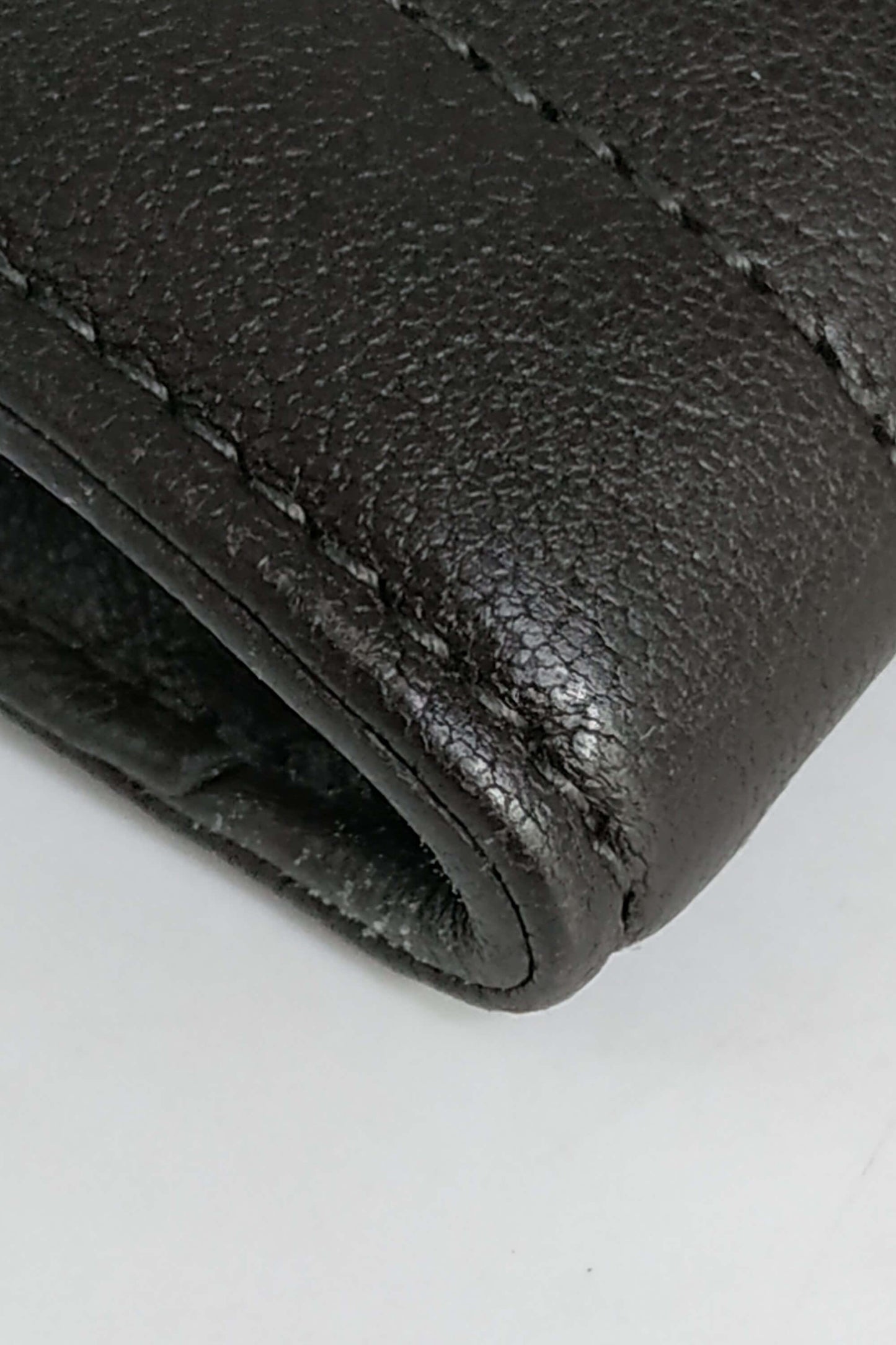 YSL Compact Wallet Dark Brown