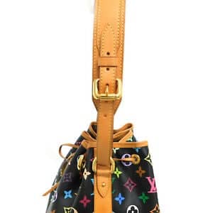 Louis Vuitton Petit Noé Black Multicolor Monogram Canvas