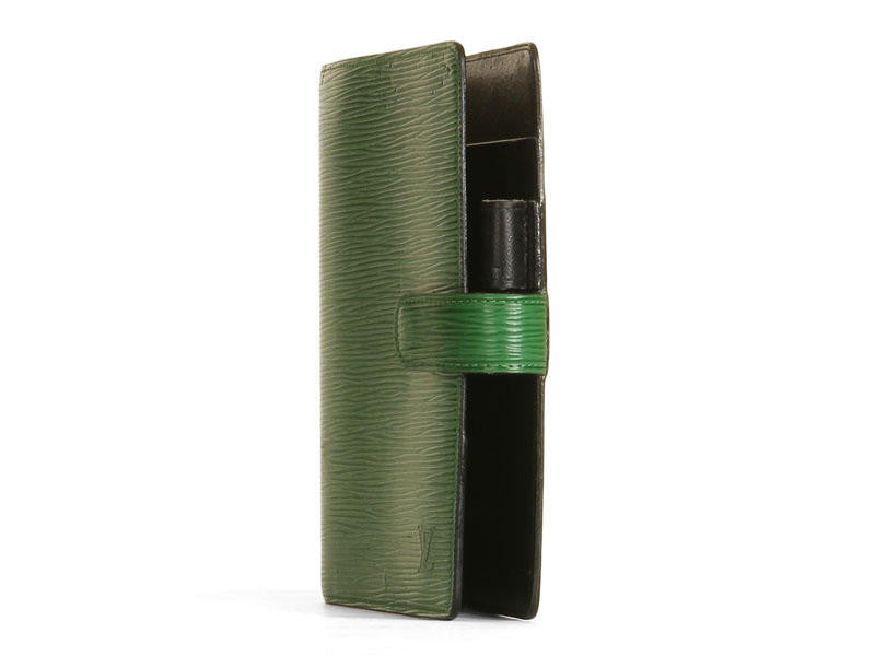 Louis Vuitton Green Epi Agenda