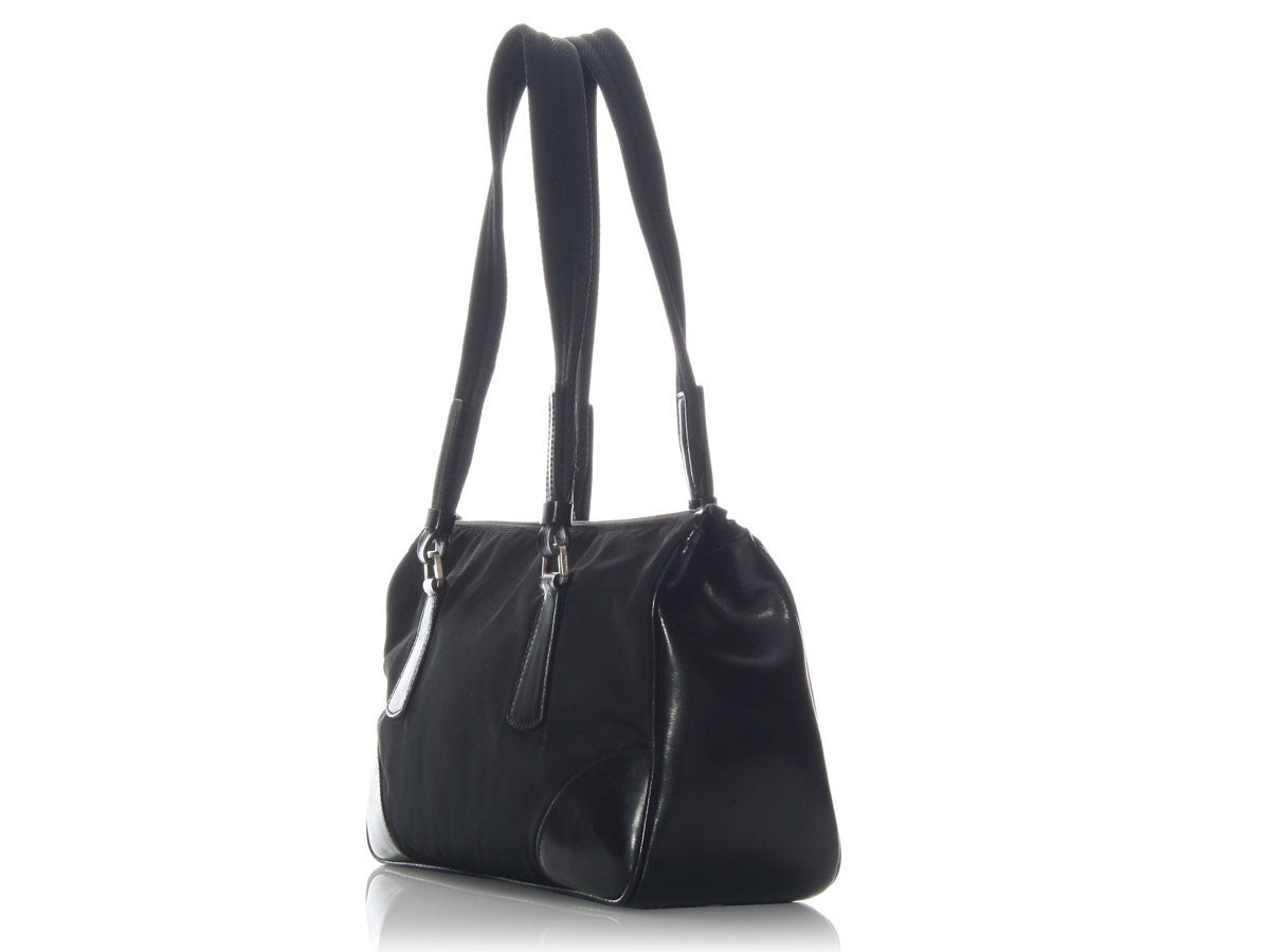 Prada Black Nylon Shoulder Bag