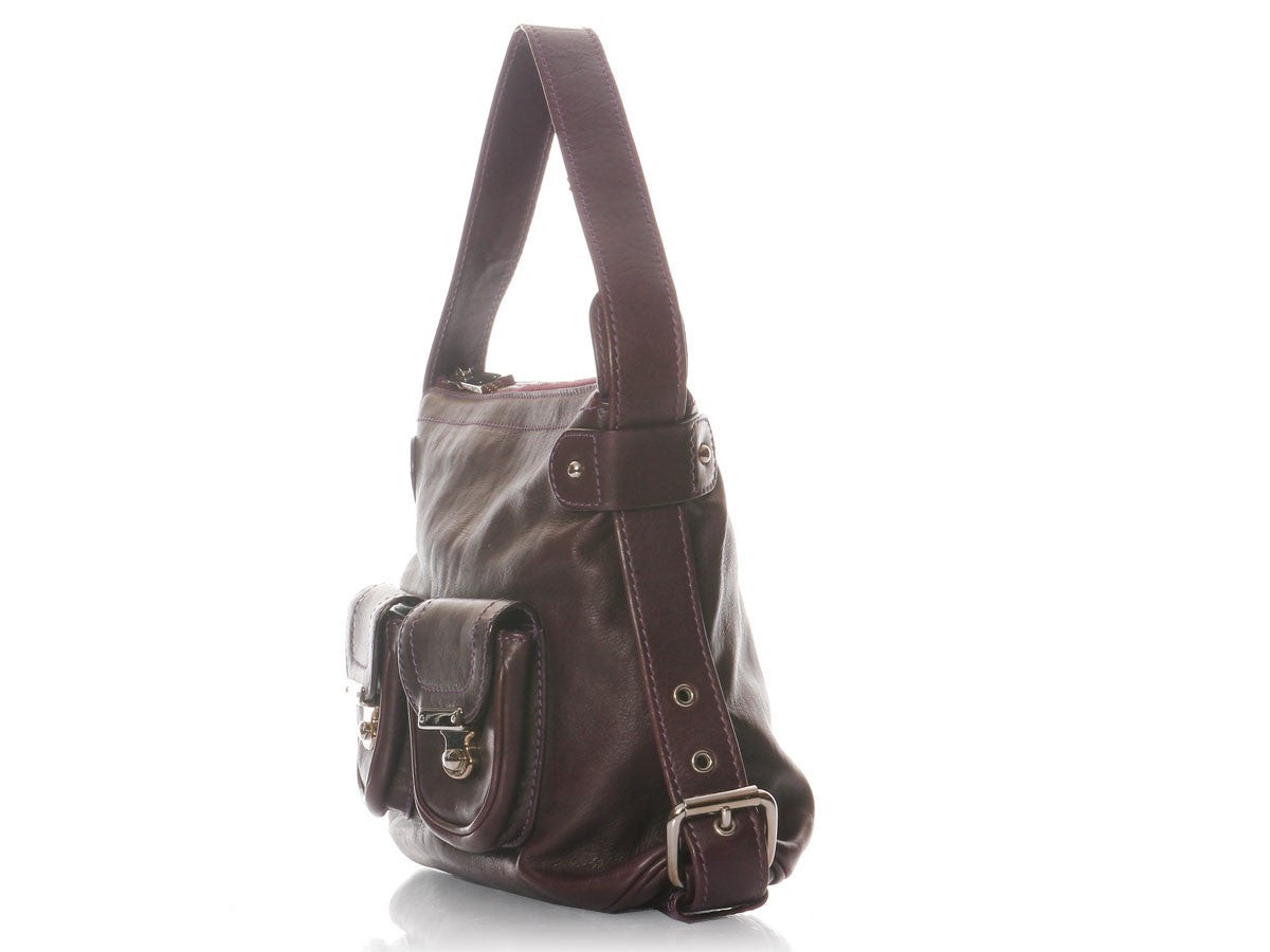 Marc Jacobs Small Purple Shoulder Bag