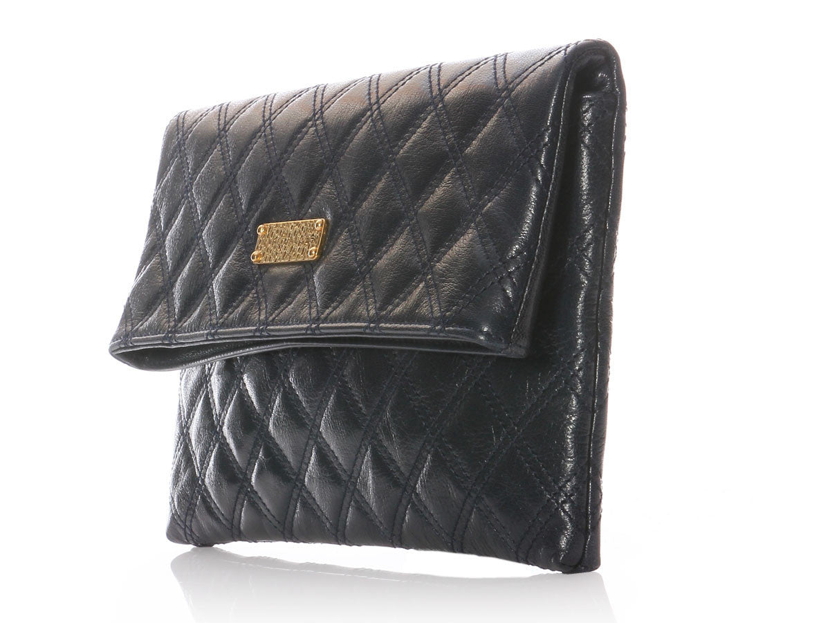 Marc Jacobs Navy Eugenie Clutch