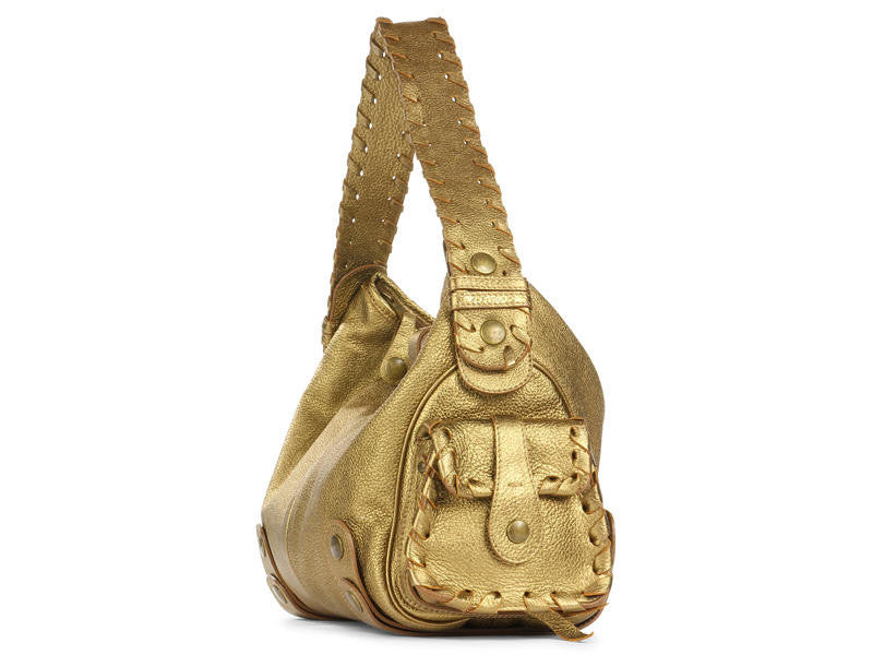 Chloé  Gold Silverado Hobo