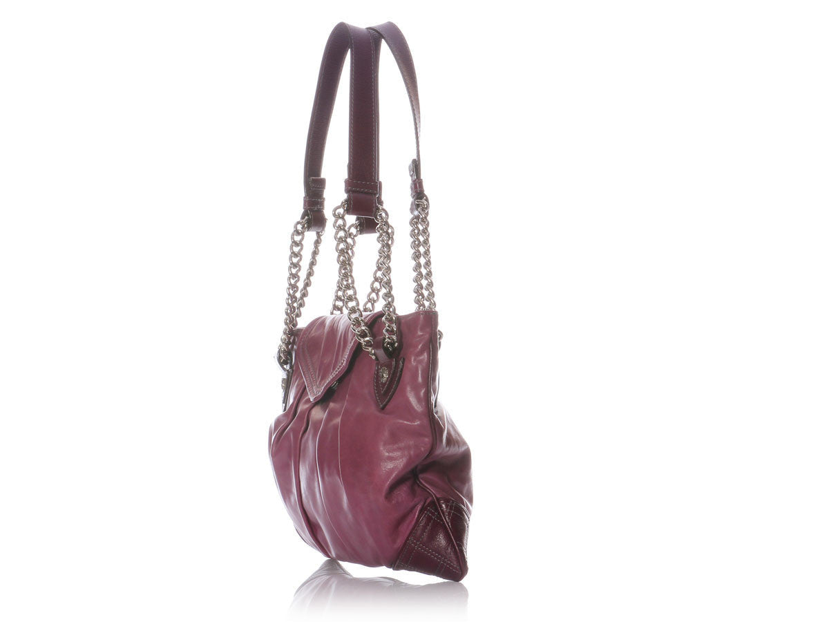 Marc Jacobs Purple Pleated Bag