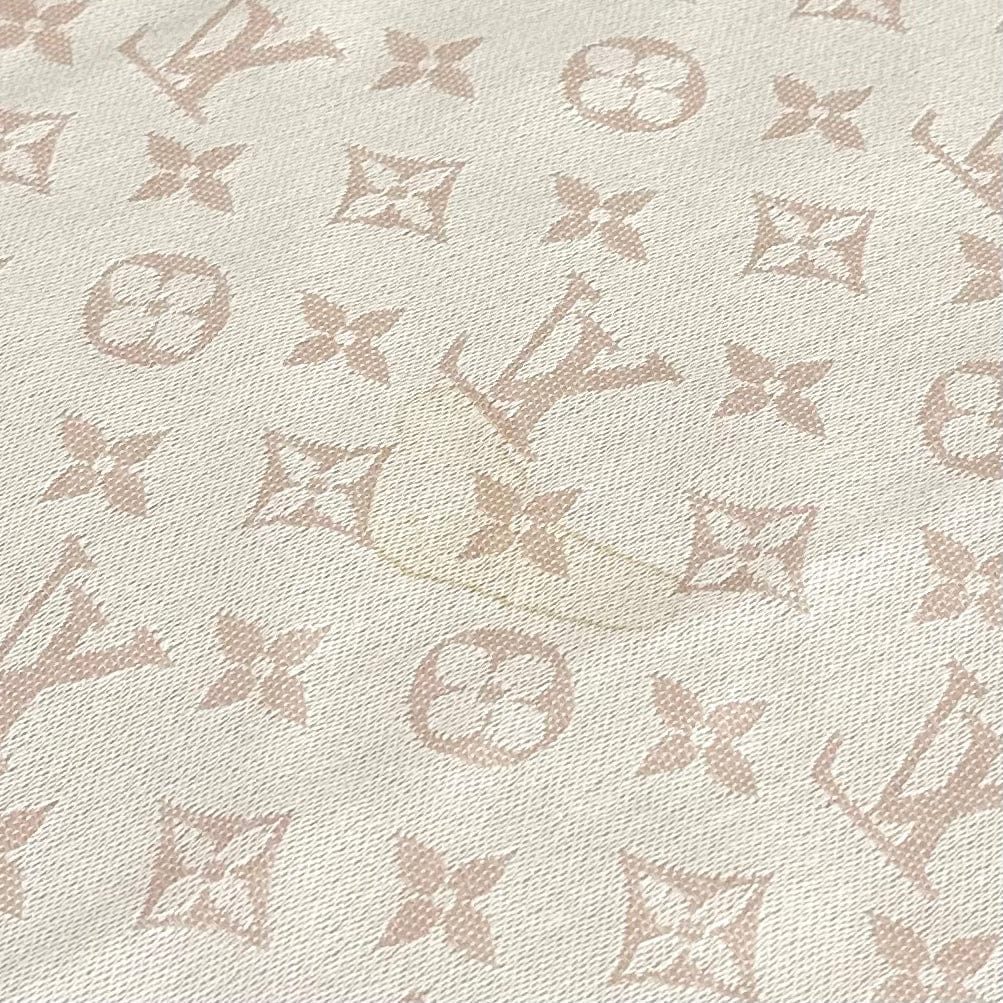 Louis Vuitton Monogram Silk Blend Denim Shawl