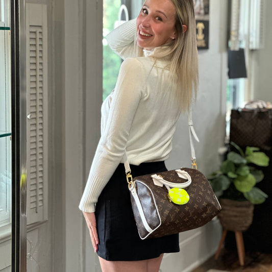 Louis Vuitton Monogram Speedy 25 Bandouliere Match