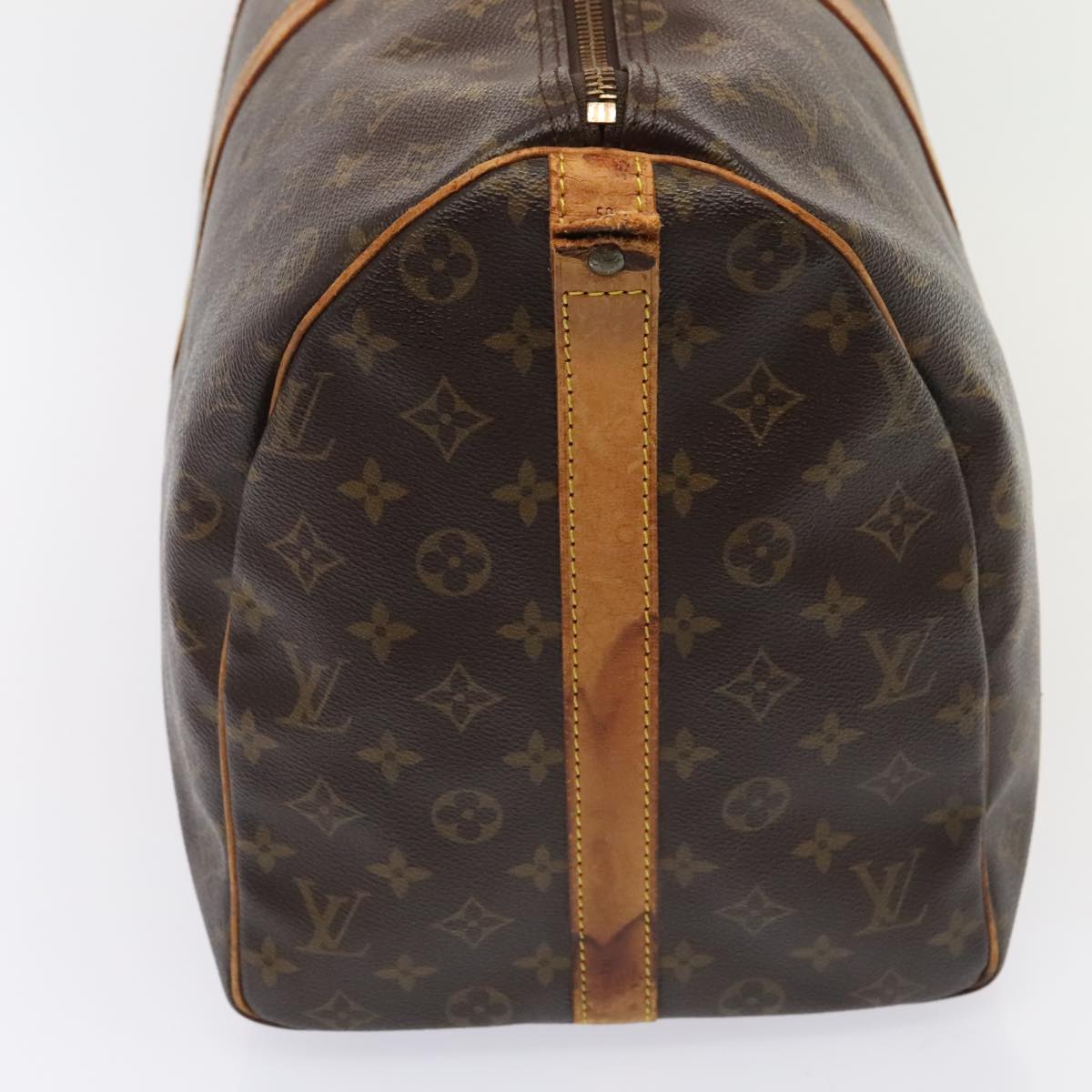 LOUIS VUITTON Monogram Keepall Bandouliere 50 Boston Bag M41416 LV Auth tb1121