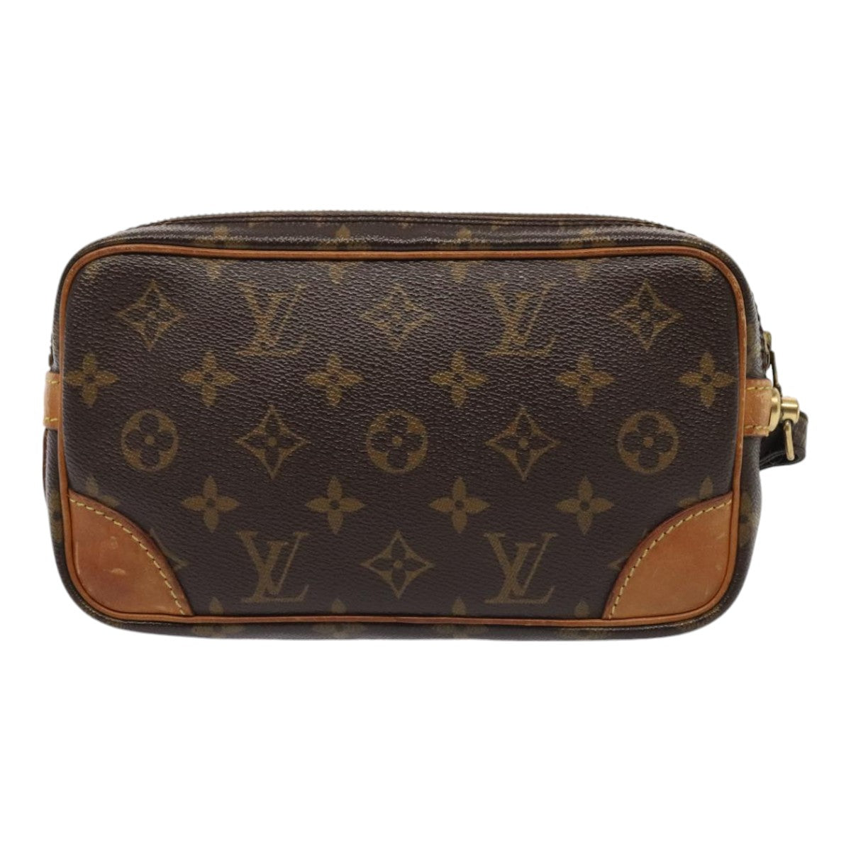 LOUIS VUITTON Monogram Marly Dragonne PM Clutch Bag M51827 LV Auth tb1138