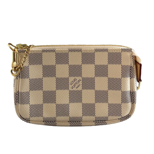 Louis Vuitton Mini Pochette Accessories Damier Azur