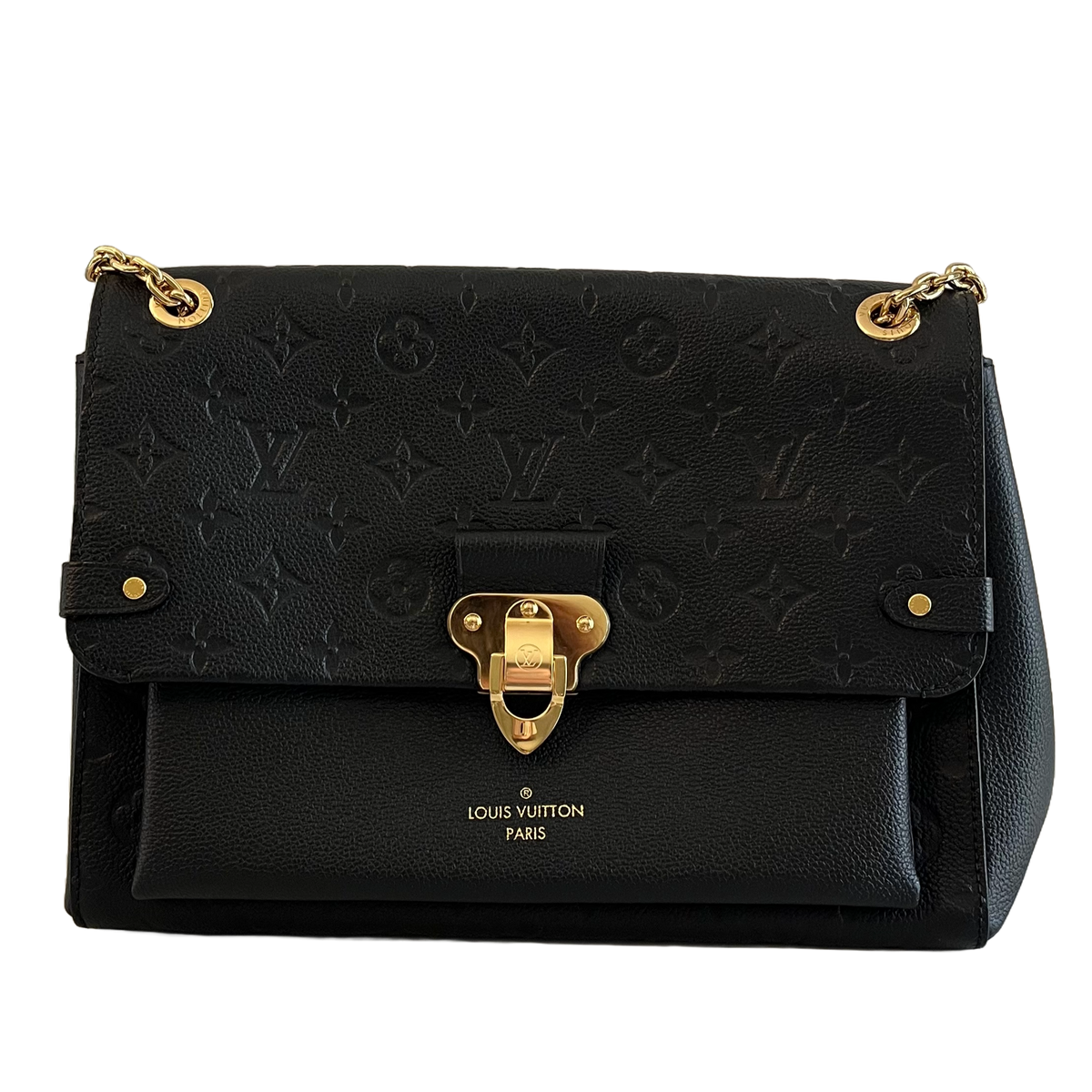Louis Vuitton Vavin MM, Black Empreinte Leather
