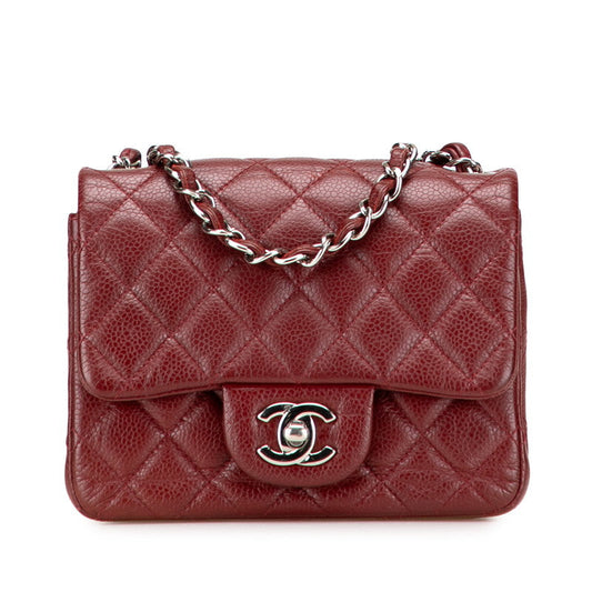 Chanel Coco Mark Matelasse Caviar Skin Shoulder Bag