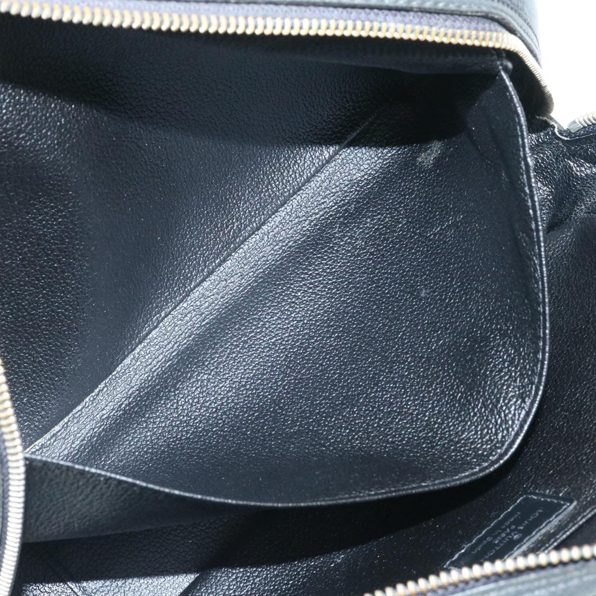 LOUIS VUITTON Taiga Trousse ToiletteGM Clutch Bag Black M30212 LV Auth th2045