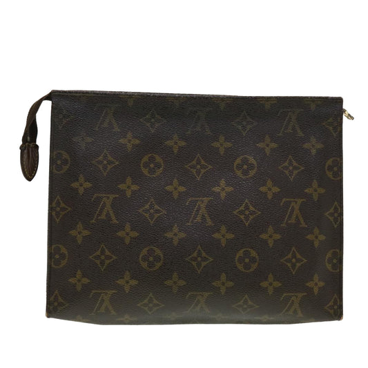 LOUIS VUITTON Monogram Poche Toilette 26 Pouch M47542 LV Auth th3581