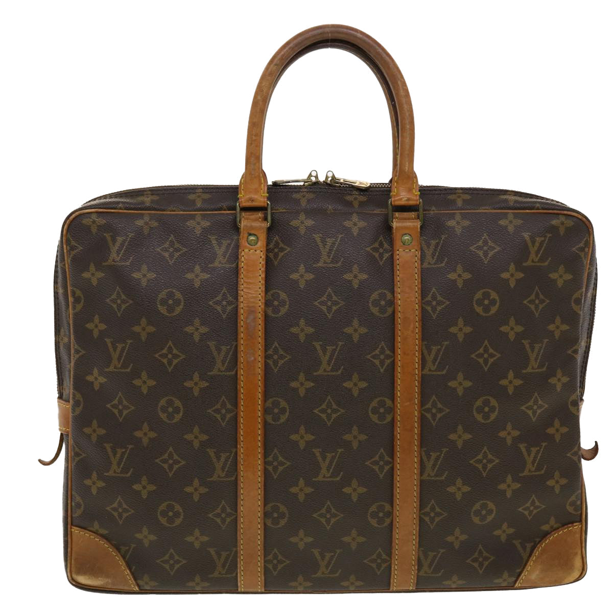 LOUIS VUITTON Monogram Porte Documents Voyage Business Bag M53361 LV Auth th3594