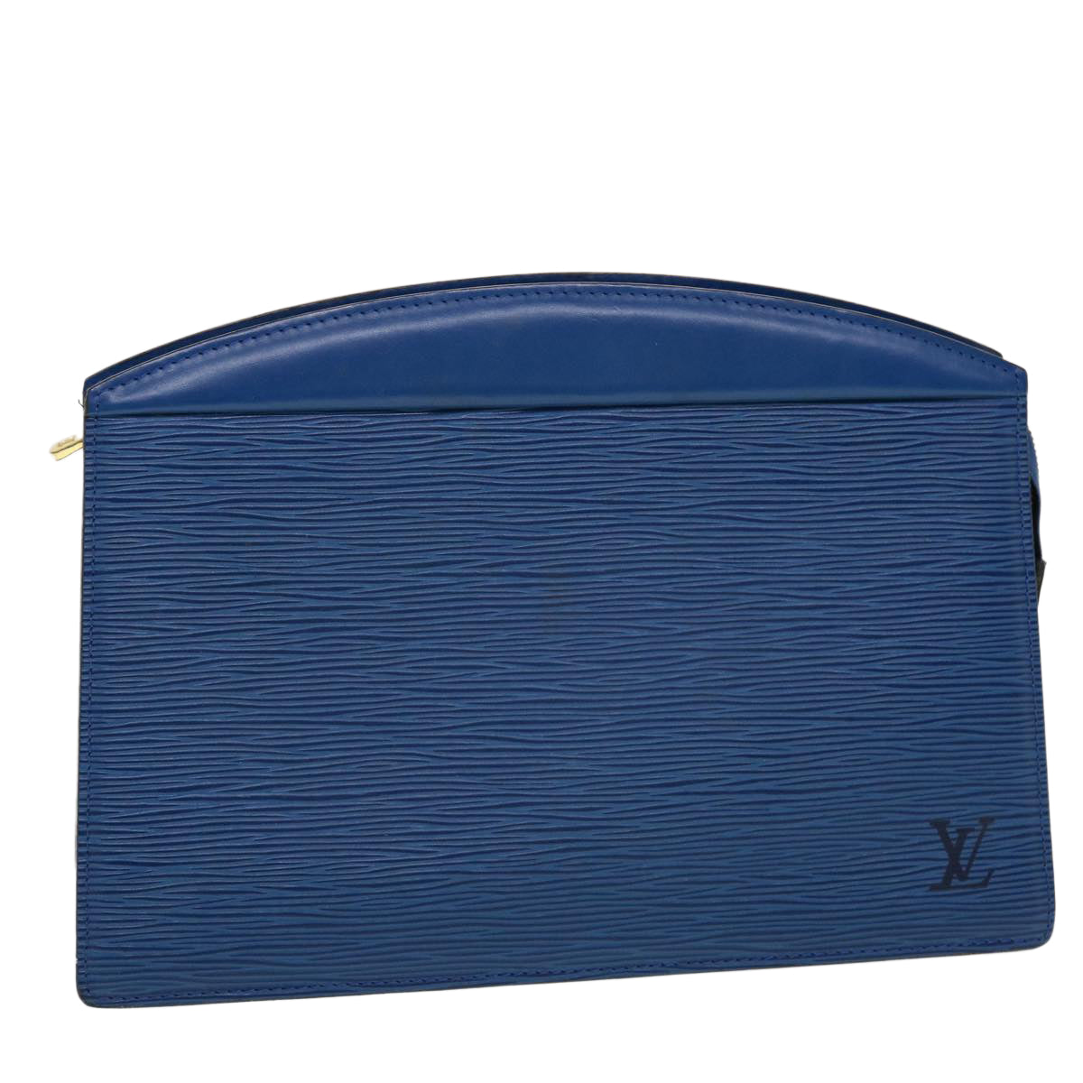 LOUIS VUITTON Epi Trousse Crete Clutch Bag Blue M48405 LV  th3672