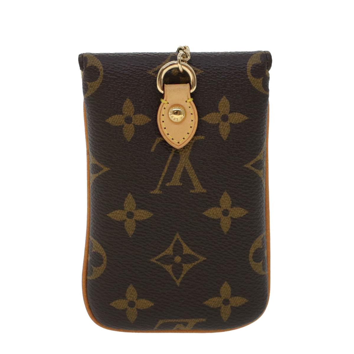 LOUIS VUITTON Monogram Etui Telephonne MM Cell Phone Case M66546 LV Auth th3708