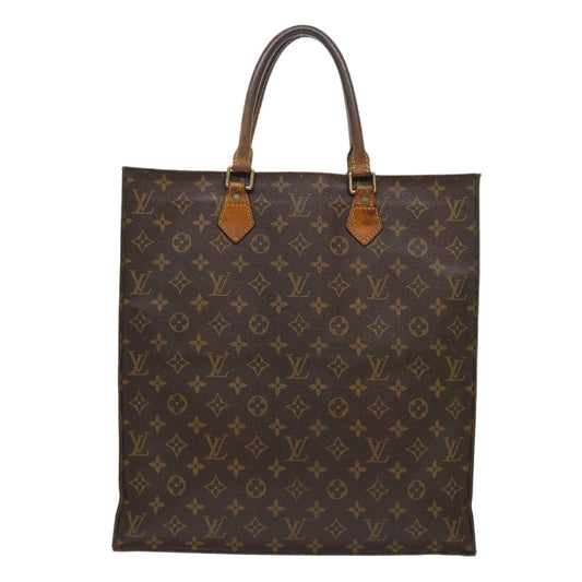 LOUIS VUITTON Monogram Sac Plat Hand Bag M51140 LV  th3804