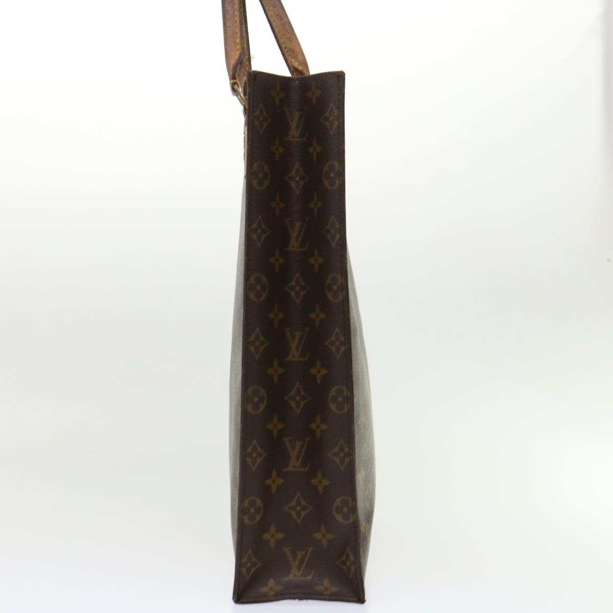 LOUIS VUITTON Monogram Sac Plat Hand Bag M51140 LV  th3804