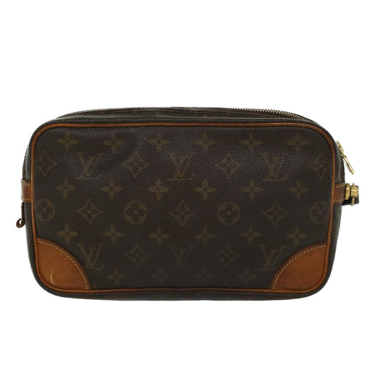 LOUIS VUITTON Monogram Marly Dragonne PM Clutch Bag M51827 LV  th3808