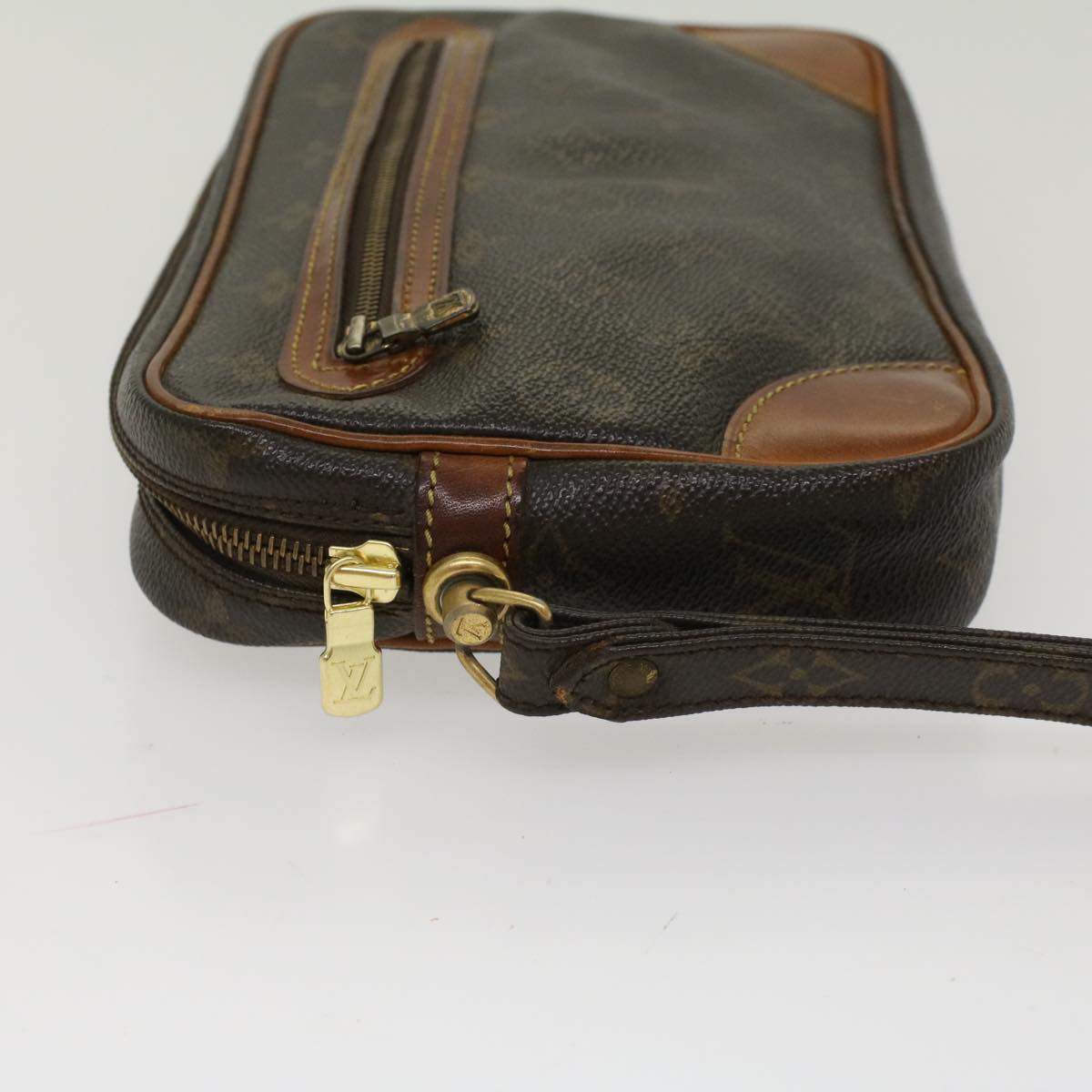 LOUIS VUITTON Monogram Marly Dragonne PM Clutch Bag M51827 LV  th3808